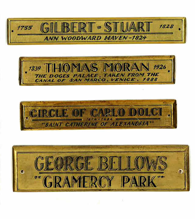 Examples of Nameplates